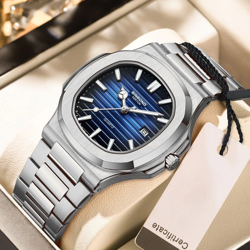 Relógio Suiço de Luxo Denton Blue