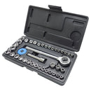 Kit com 46 Peças de Ferramentas Multifuncional com Maleta