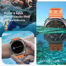 MoonWatch MA27 Ultra Preto — GPS, IP68, Bússola e Tela IPS 47mm