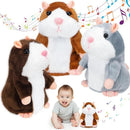 Hamster de Pelúcia Interativo que Fala e Repete – Brinquedo Divertido Infantil com Voz