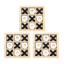 Jogo da Velha Montessori em Madeira – Brinquedo Educativo de Raciocínio para Crianças – Compre 2 Leve 3