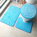 Kit 3 Tapetes para Banheiro Absorvente