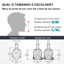 Máscara de Mergulho Snorkel com Suporte para Câmera GoPro